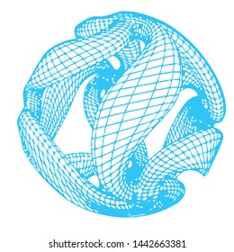 Sphere Plasma 3D ordered chaos logo