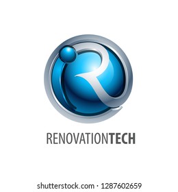 Sphere renovation technology logo concept design. Symbol graphic template element vector