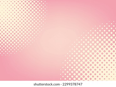 sphere shape with halftone texture gradient pink sweet theme background for advertisement website template website template,cover landingpage label design vector eps.
