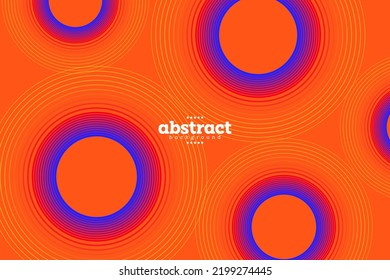 sphere shape with vibrant striped biology cells shape tropical theme background can be use for advertisement banner website brochure template package beverage label design vector eps.
