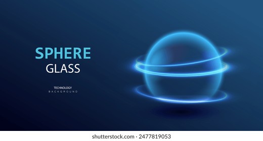 Sphere shield background. Dome barrier technology vector. Cyber protection shield futuristic design. Ai ball protect concept.