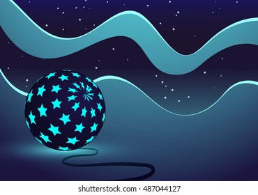 Sphere with stars