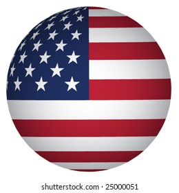 sphere USA flag