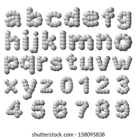 Sphere Vector 3D Alphabet