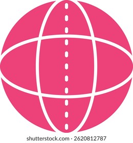 Sphere vector icon. Can be used for printing, mobile and web applications.