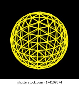Sphere vector illustration.