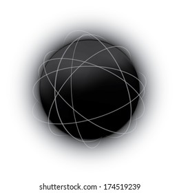 Sphere vector illustration.