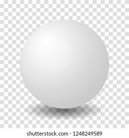Sphere White 3D Vector Ball