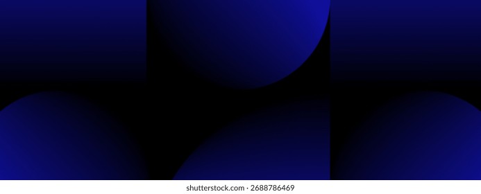 A sphere and white ball with a texture and mosaic pattern for a simple gradient or dark tech poster and logo background..