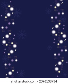 spheres border glimmer style poster