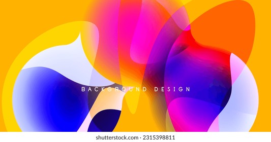 Spheres and circles abstract background, trendy colorful design. Vector Illustration For Wallpaper, Banner, Background, Card, Book Illustration, landing page