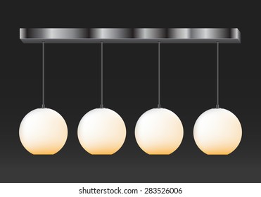 spherical ceiling chandeliers