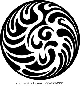Spherical embellishments. Round decoration element.