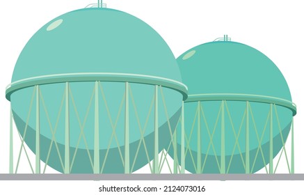 Spherical Gas Holder For Storing Gas