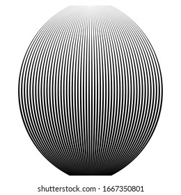 Spherical, globe circular distort effect pattern. Curved bulge, protrude warp effect. Convex globular, extrusion, bump deformation 