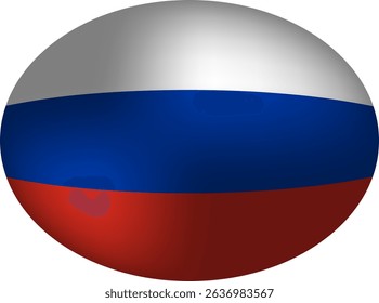 Spherical Russian Flag Design: A Unique Patriotic Display