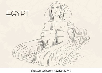 sphinx Cairo Egypt Vector Art