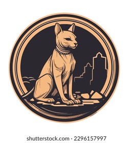 sphinx cat with a dashing look