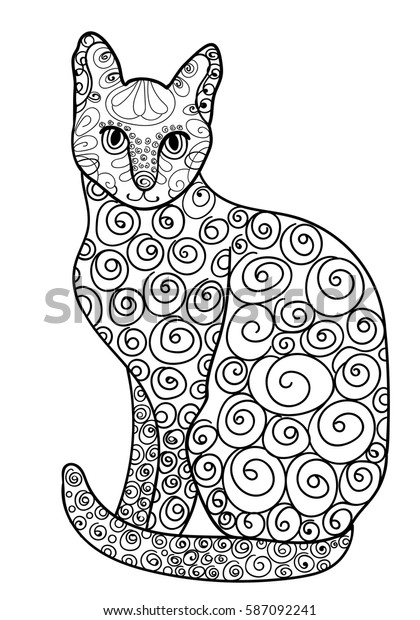 Download Sphinx Egypt Beautiful Kitten Vector Illustration Stock Vector Royalty Free 587092241