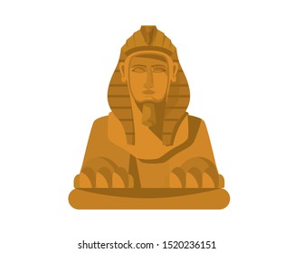 Sphinx the Egypt's Landmark Illustration