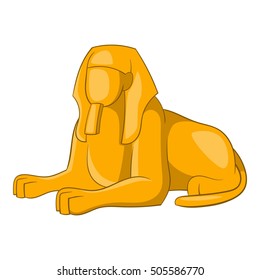 Sphinx icon. Cartoon illustration of sphinx vector icon for web design