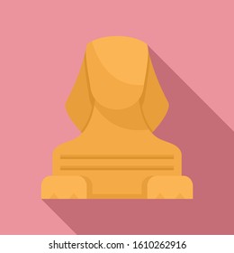 Sphinx icon. Flat illustration of Sphinx vector icon for web design