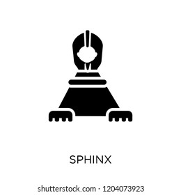 Sphinx icon. Sphinx symbol design from Desert collection. Simple element vector illustration on white background.
