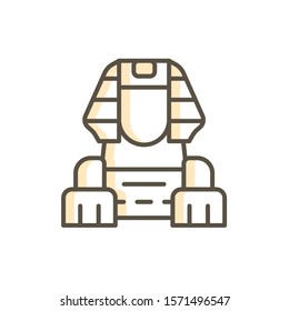 sphinx icon vector modern style design