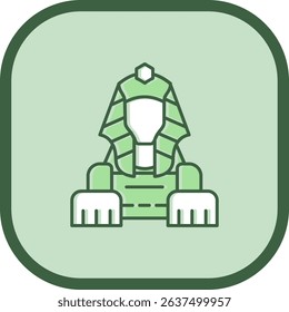 Sphinx Line vector Icon Design