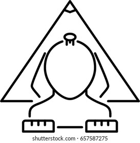 sphinx outline icon
