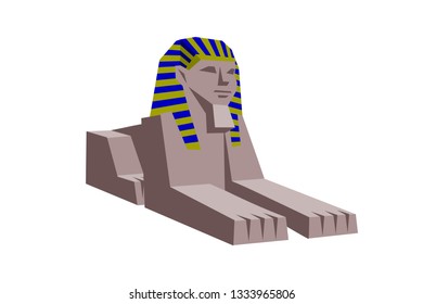 Sphix from 3D Isometric Perspective Blocks