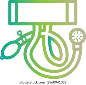 Sphygmomanometer icon, digital Sphygmomanomete vector, helthcare