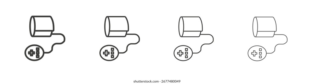 Sphygmomanometer icon symbol. Vector isolated illustration.