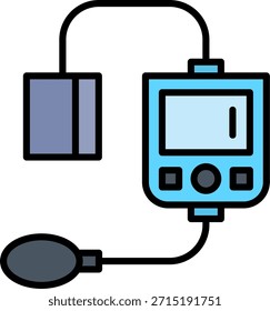 Sphygmomanometer New Creative Vector Icons Design