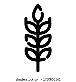 Spica Flat Icon Isolated On White Background