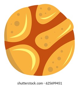  Spica icon flat isolated on white background vector illustration