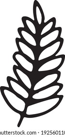 Spica icon isolated on a white background. Vector simple illustration in the doodle style