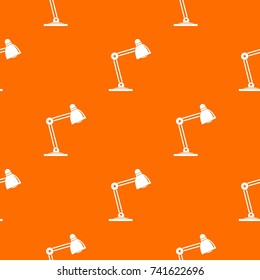  Spica pattern repeat seamless in orange color for any design. Vector geometric illustration