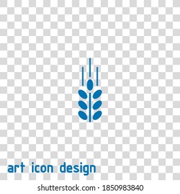 spica vector icon on an abstract background