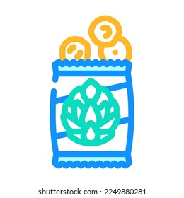 spice artichoke color icon vector. spice artichoke sign. isolated symbol illustration