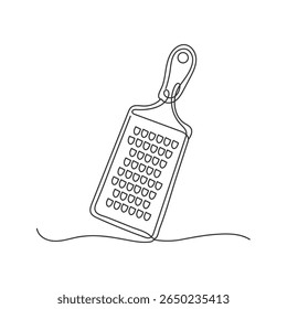 Spice cheese grater bar restaurant kitchen accessory. Hand-drawn doodle cartoon style vector image. For restaurant bar website design, cocktail food making process illustration Grater Icon.