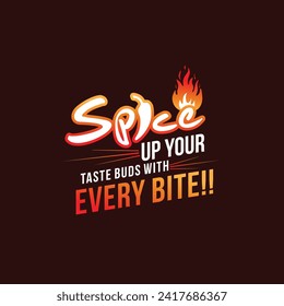 Vektorgrafik des Spice-Up-Food-Logos