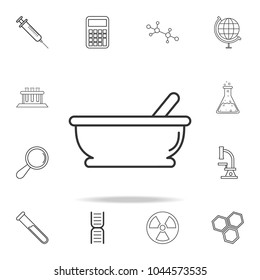 Spice grindel icon. Detailed set of science and learning outline icons. Premium quality graphic design. One of the collection icons for websites, web design, mobile app on white background