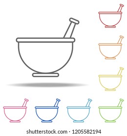 Spice grindel icon. Elements of kitchen in multi color style icons. Simple icon for websites, web design, mobile app, info graphics