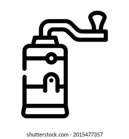 spice grinder line icon vector. spice grinder sign. isolated contour symbol black illustration