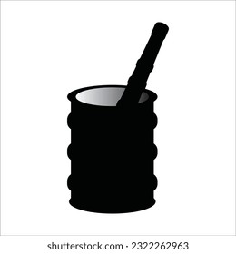 spice growing tool icon vector illustration logo design