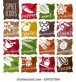 Spice icon set