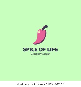 Spice of Life Chili Concept Logo Vector Design eps 10 great for any purposes