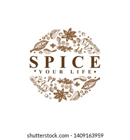 Spice Logo Type Vector Template Stock Vector (Royalty Free) 1409163959 ...