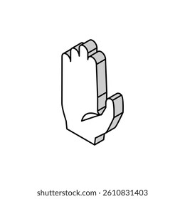 spice on palm isometric icon vector. spice on palm sign. isolated symbol illustration